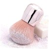 Minkissy 2sets Artificial Fiber Makeup Brush Blush Brush Portable Comfortable