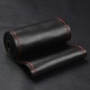 BMLEI Steering Wheel Cover with Top Layer Genuine Leather and