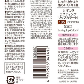  Cezanne Lasting Lip Color N 105 Brown 4.2g Lipstick