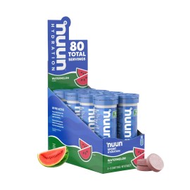 Nuun Sport Watermelon 10 Tablets Pack of 8
