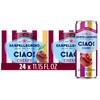 Sanpellegrino CIAO Cherry Sparkling Water, Low-Calorie Italian Sparkling Water with