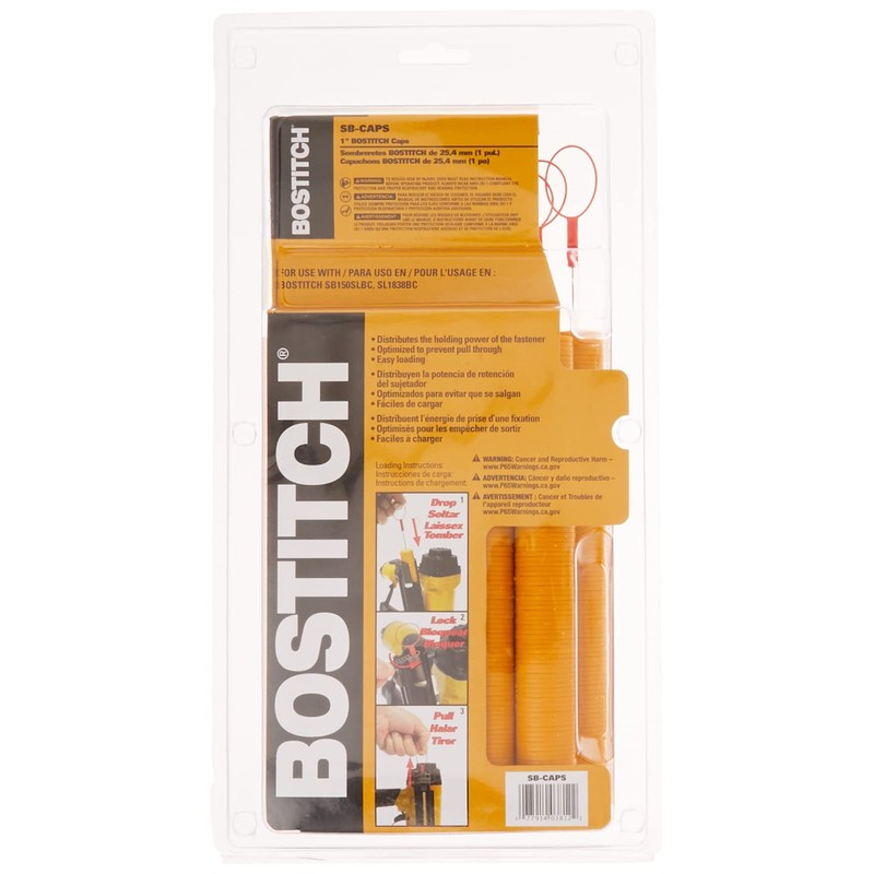 BOSTITCH Stapler And Nailer Caps, 1000-Pack (SB-CAPS)