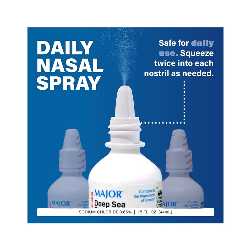 Major Deep Sea Premium Saline Nasal Moisturizing Spray 1.5 fl