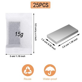 BOETOADG 25 Curtain Weights, Bottom Curtains Lead to Weight, Cloth Curtain Weights for Home Curtains and Tablecloths Shower Curtains Cloth Mosquito Nets, Accessories for Signs, 15g Each (55x30 mm)