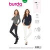 Burda B6838 T-Shirt Sewing Pattern 19 x 13 cm