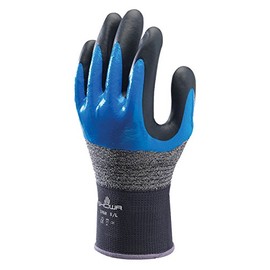 Showa Gloves SHOS376-L S-TEX 376 Glove, Size: L, Dark Grey/Blue/Black