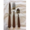 Quid Novi Wood Tone Flatware- Medium Brown