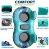 Jasonwell Heavy Duty 2 Person Inflatable River/Pool Tube Float with