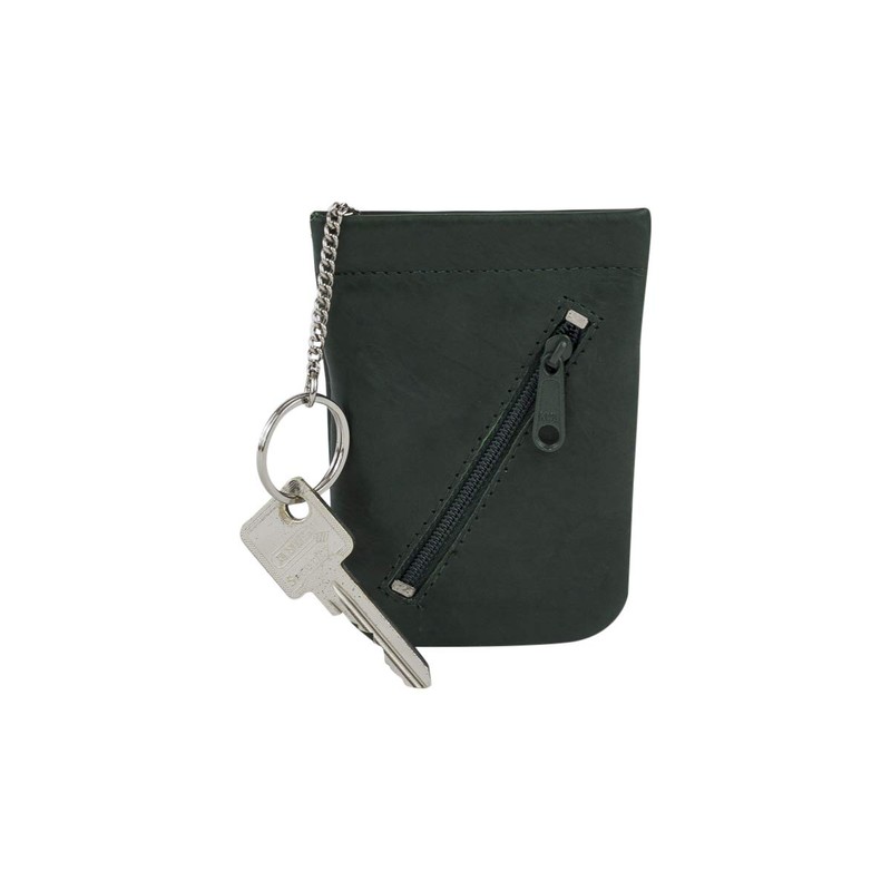 Keycase LEAS, Genuine Leather, green - LEAS Special Edition