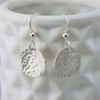 Gold Disc Dangle Earrings for Women Silver Disc Drop Earrings