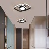 JDONG LED Ceiling Light 24 W Black Ceiling Light 4000