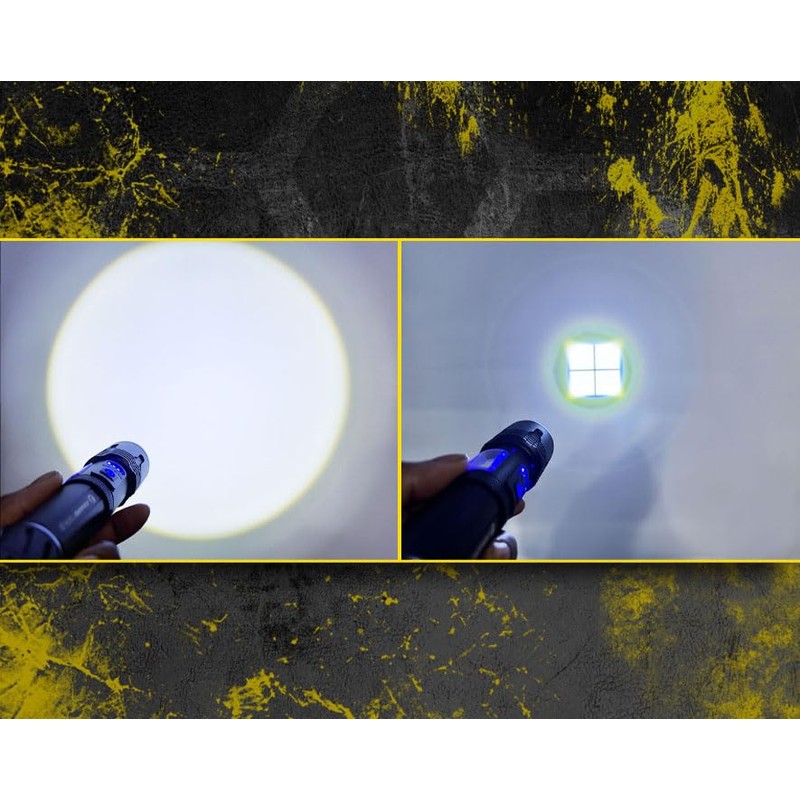 Jonard Tools Solis SOL-F1 Rechargeable Tactical Flashlight - 1500 Lumens,