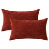 JOTOM Set of 2 Cushion Covers 30x50 cm Soft Chenille