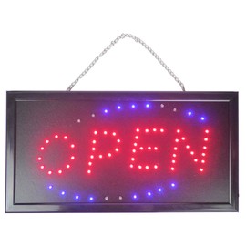 LED Open Sign 19x10