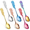Perthlin 6 Pcs 5.3 Inch Small Tea Spoons Coffee Spoons