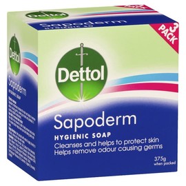 Dettol Buy Dettol Sapoderm Hygienic Soap 125g 3 Pack Online