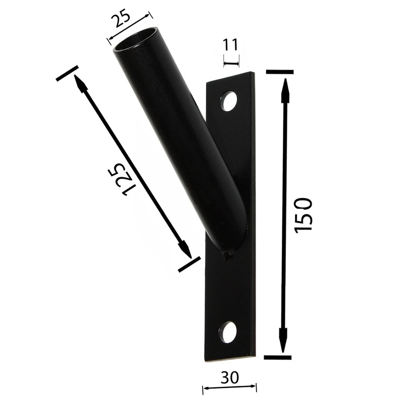 KeyMet GmbH Flag Pole Holder Flag Wall Holder Flagpole Flag