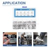 DTGN 360pcs Metric Thread Assortment M2.5 Bolts and Nuts Kit