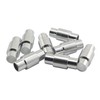 RLECS 8pcs 6mm Aluminum Long Sleeve Inline Roller Skate Wheels