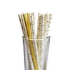 120pcs Paper Straws, Disposable Straight Tube Paper Straws, Colorful Biodegradable