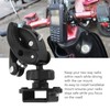 Walkie Talkie Bracket, Motorcycle Mount Adjustable Handheld Radio Bike Holder