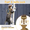 nanappice Tactical Cat Harness for Walking, Adjustable Escape Proof Pet