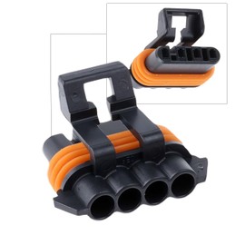 2-Pack (4-Way) Connector Metri-Pack 150 Series Sealed (4-PIN) 16 V & 14 amps, w/16 18 AWG