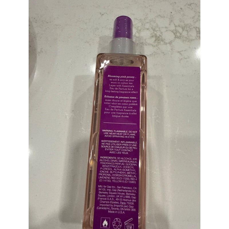 gap peony & cotton body mist new discontinued
