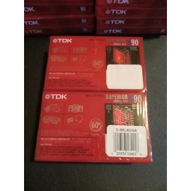 NEW SEALED TDK D90 High Output (4 Pack) Audio Cassette Tapes BLANK