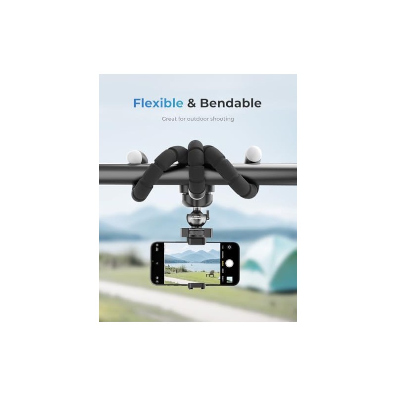UBeesize Trípode S Premium Flexible Teléfono Trípode con Mando Inalámbrico,