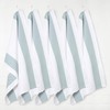 100% Cotton Tea Towel - Teal Mini Chequered Pattern, Pack