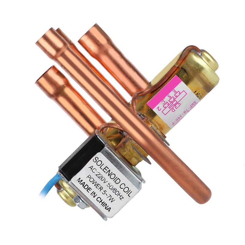 Four-Way Reversing Valve Refrigeration Service Maintenance Accessory Solenoid Valve 1P