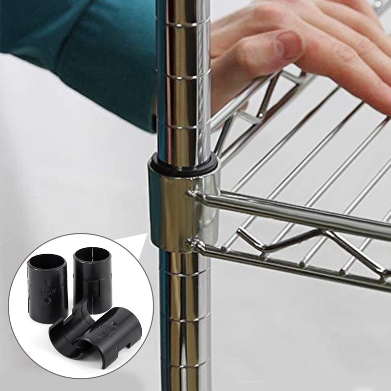 72 Pcs Wire Shelf Clips for 1" Post - 36