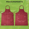 Bronta Mill Plain Unisex Chef Work DIY Apron with Twin