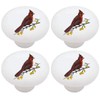 SET OF 4 CARDINAL BIRD DESIGN #1058 - Cardinals -