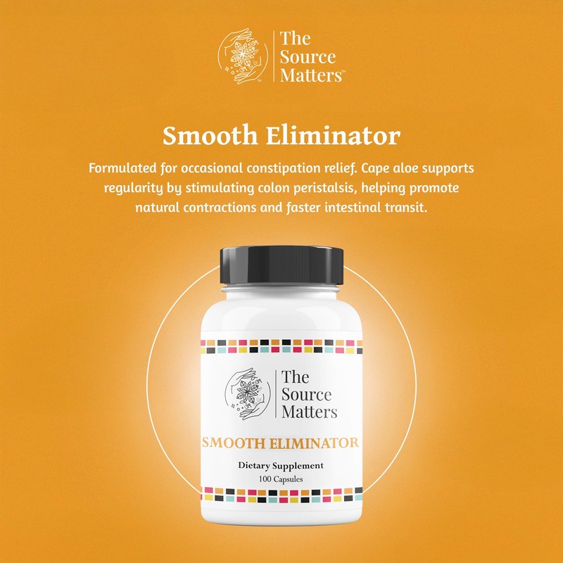 THE SOURCE MATTERS THE SOURCE MATTERS Smooth Eliminator Dietary Supplement