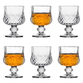 Sdatook 1.75oz Shot Glasses Set of 6/Cordial Glasses/Sherry Glasses/Super Cute Shot Glasses/Classical Style/Lead-free