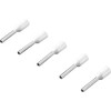 Rittal 4050.730 Wire End Ferrules 0.5 mm² Partially Insulated White
