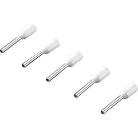 Rittal 4050.730 Wire End Ferrules 0.5 mm² Partially Insulated White Pack of 500