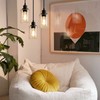 MAXvolador Industrial 3-Light Pendant Light, Adjustable Hanging Light Fixture with