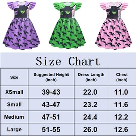 Yidasloox Kids Witched Glinda Costume Dress Princess Glinda Dress Cartoon Dress Outfit Witched Costume Summer Casual Playwear Fashion Design New Movie Character Glinda Cosplay Outfit