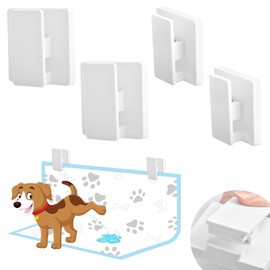 CAPHONT 4 Pcs Potty Training Dog Pee Pad Holder for Leg-Lifting Marking Dogs Indoor Training Pad Holder for Small & Large Size Wee Wee Pad, White
