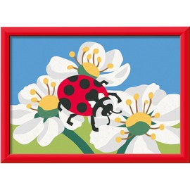 Ravensburger CreArt 23990 - Ladybird - Painting by Numbers for Children from 7 Years, Easter Gifts Children 7 Years, Small Gift for Easter