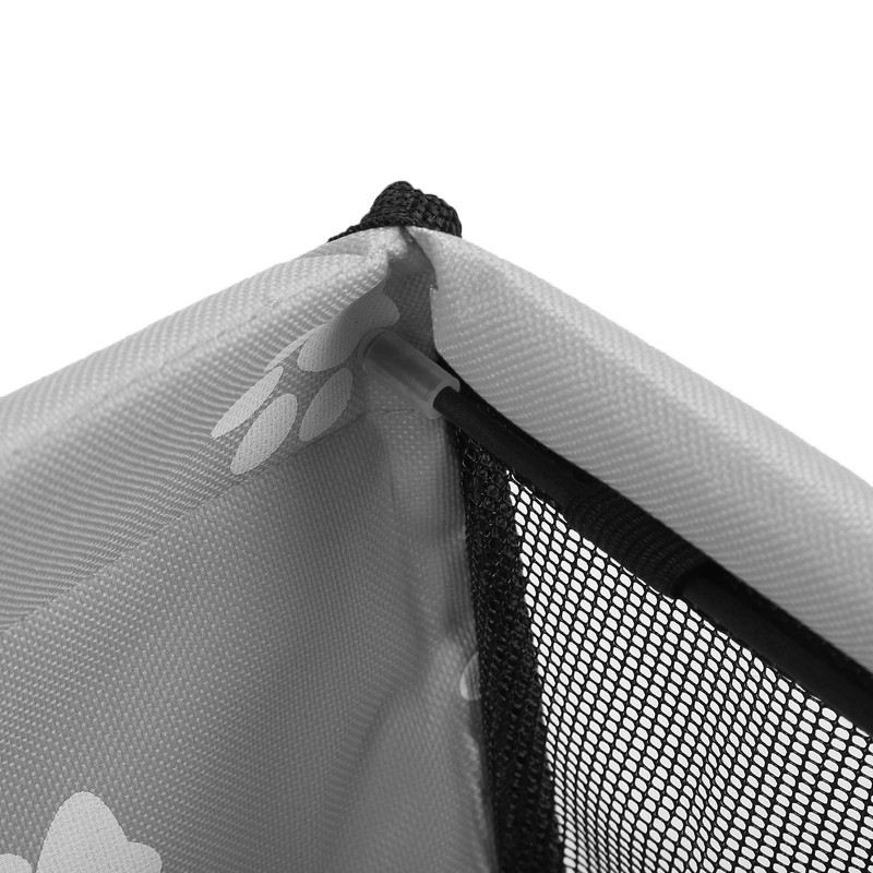 Bear Paw Pattern Pet Carrier Cage Washable Pet Car Travel