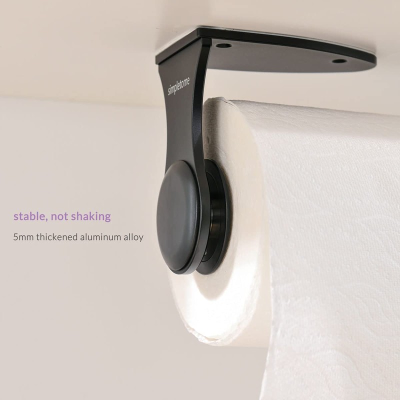 simpletome ONE Hand Simply Tear Paper Towel Holder Under Cabinet