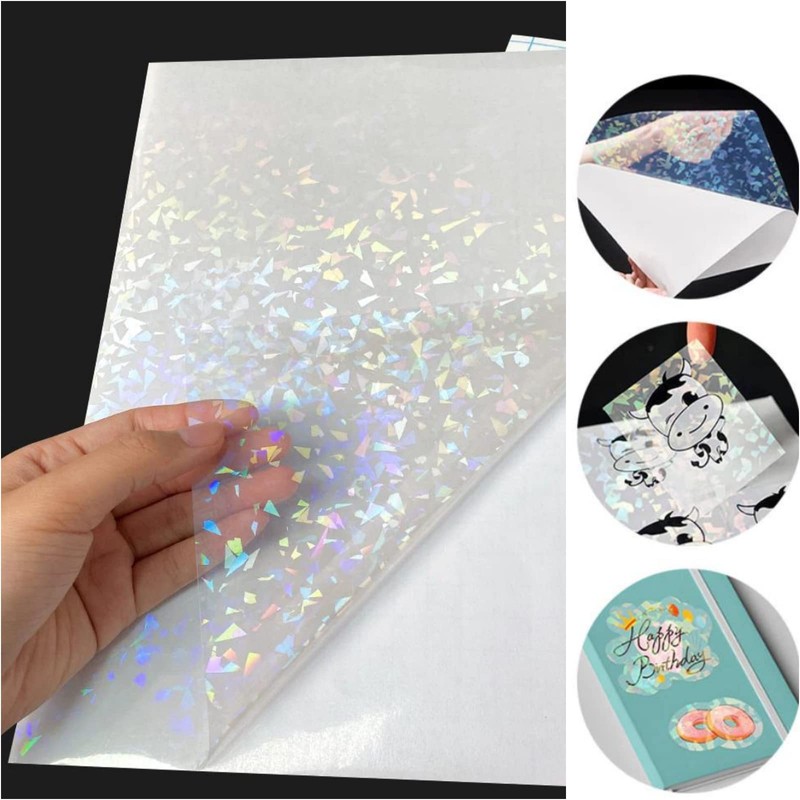 Copeflap Clear A4 Hologram Sheets 20 Sheets Laminating Film Hologram