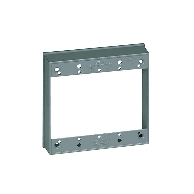 Sigma Engineered Solutions 14323 2-Gang Weatherproof Extension Ring, Gray