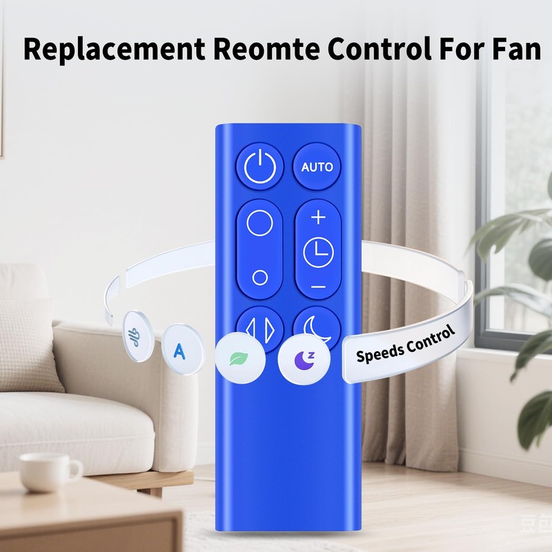 CLVIZCXOM Fan Remote Control Replacement for Dyson Pure Cool DP01