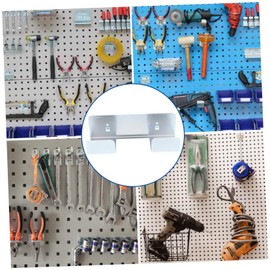 Operitacx 1Pc Pegboard Drill Rack Heavy Duty Tool Holder Wall Mounted Organizer for Electric Drills Suitable for Garage Workshop and Home Workstations Space Saving Design