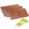 3 Pack 13 Pocket Check Bill Folder, Expandable Coupon Currency
